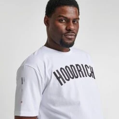 Men's Hoodrich OG Tycoon T-Shirt White/Black/Red - HR223 100 -Nike Sportwear Sales HR223 100 M5