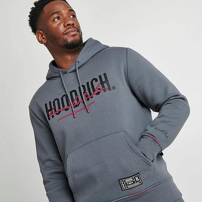 Men's Hoodrich OG Blend Graphic Print Pullover Hoodie Grey/Black/Red - HR708 060 7 Men's Hoodrich OG Blend Graphic Print Pullover Hoodie Grey/Black/Red - HR708 060 - Image 5