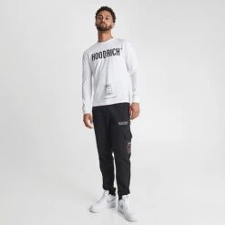 Men's Hoodrich Akira V6 Long-Sleeve T-Shirt White/Black/Red - HR723 100 -Nike Sportwear Sales HR723 100 M2