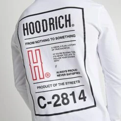 Men's Hoodrich Akira V6 Long-Sleeve T-Shirt White/Black/Red - HR723 100 -Nike Sportwear Sales HR723 100 M6