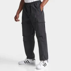 Men's Adidas Originals Premium Essentials Cargo Pants Black - IB8685 001