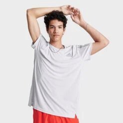 Men's Adidas Own The Run T-Shirt Dash Grey/Reflective Silver - IC7624 051