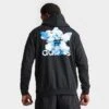 Men's Adidas Originals Cloudy Trefoil Graphic Hoodie Black - II8168 001 -Nike Sportwear Sales II8168 001 M1
