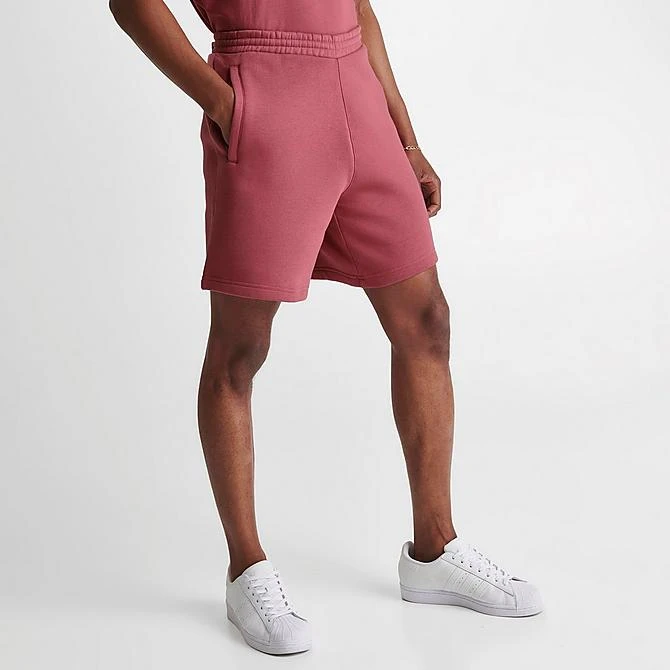 Men's Adidas Originals Essentials Shorts Pink Strata/White - IJ3096 651 5 Men's Adidas Originals Essentials Shorts Pink Strata/White - IJ3096 651 - Image 3