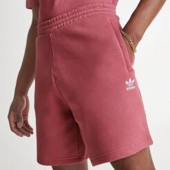 Men's Adidas Originals Essentials Shorts Pink Strata/White - IJ3096 651 11 Men's Adidas Originals Essentials Shorts Pink Strata/White - IJ3096 651 -Nike Sportwear Sales IJ3096 651 M5