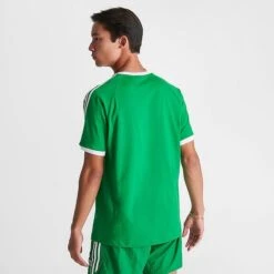 Men's Adidas Originals 3-Stripes California T-Shirt Green - IM0410 360 -Nike Sportwear Sales IM0410 360 M4