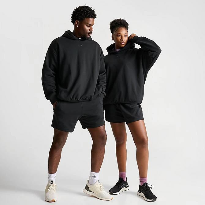 Adidas Basketball One Fleece Hoodie Black - IN4243 001 4 Adidas Basketball One Fleece Hoodie Black - IN4243 001 - Image 2