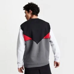 Men's Adidas Originals Colorado Crewneck Sweatshirt Black/Grey/Better Scarlet/White - IQ0018 001 -Nike Sportwear Sales IQ0018 001 M4
