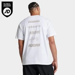 Men's Adidas Originals Script T-Shirt White - IW5693 100