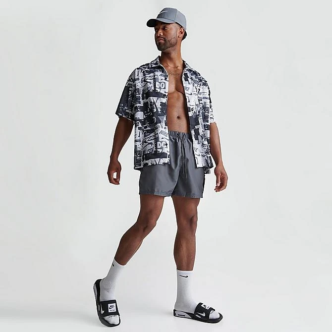 Men's Nike Packable Cargo Volley 5-Inch Swim Shorts Iron Grey - NESSB520 018 4 Men's Nike Packable Cargo Volley 5-Inch Swim Shorts Iron Grey - NESSB520 018 - Image 2