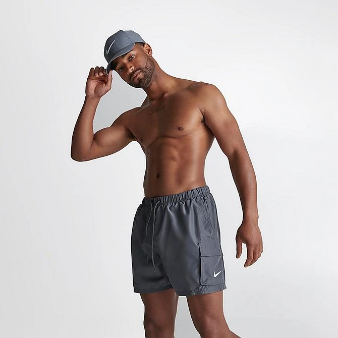 Men's Nike Packable Cargo Volley 5-Inch Swim Shorts Iron Grey - NESSB520 018 5 Men's Nike Packable Cargo Volley 5-Inch Swim Shorts Iron Grey - NESSB520 018 - Image 3