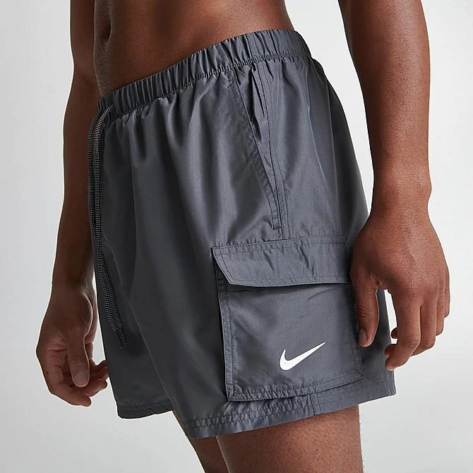Men's Nike Packable Cargo Volley 5-Inch Swim Shorts Iron Grey - NESSB520 018 7 Men's Nike Packable Cargo Volley 5-Inch Swim Shorts Iron Grey - NESSB520 018 - Image 5