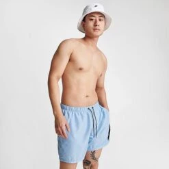 Men's Nike Packable Cargo Volley 5-Inch Swim Shorts Psychic Blue - NESSB520 487 -Nike Sportwear Sales NESSB520 487 M3