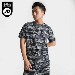 Men's The North Face Simple Dome T-Shirt Black/White/Grey - NF0A2TX5 001