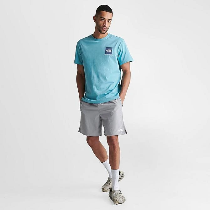 Men's The North Face NSE Box Logo T-Shirt Reef Waters - NF0A3OF9 420 4 Men's The North Face NSE Box Logo T-Shirt Reef Waters - NF0A3OF9 420 - Image 2