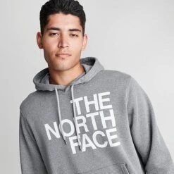 Men's The North Face Brand Proud Hoodie Grey/White - NF0A8121 030 -Nike Sportwear Sales NF0A8121 030 M5
