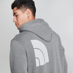 Men's The North Face Brand Proud Hoodie Grey/White - NF0A8121 030 -Nike Sportwear Sales NF0A8121 030 M6