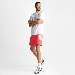 Men's The North Face Coordinates Utility Shorts Retro Orange/Gravel - NF0A8123 810 -Nike Sportwear Sales NF0A8123 810 M2