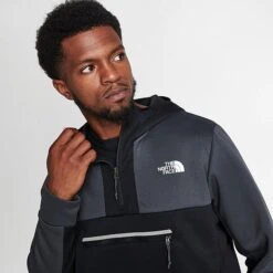 Men's The North Face Kaveh Quarter-Zip Hoodie Black/Grey - NF0A83G9 001 11 Men's The North Face Kaveh Quarter-Zip Hoodie Black/Grey - NF0A83G9 001 -Nike Sportwear Sales NF0A83G9 001 M4