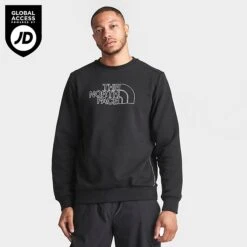 Men's The North Face Changala Crew Sweatshirt TNF Black - NF0A857AÂ 001