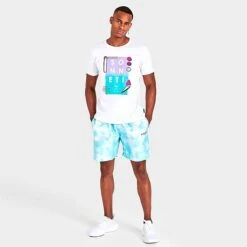 Men's Sonneti London Tie-Dye Swim Shorts Mid Blue - SN12941 110 -Nike Sportwear Sales SN12941 110 M2