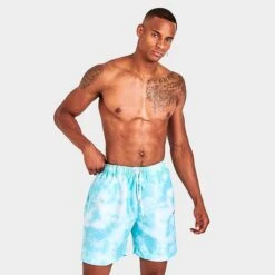 Men's Sonneti London Tie-Dye Swim Shorts Mid Blue - SN12941 110 -Nike Sportwear Sales SN12941 110 M3