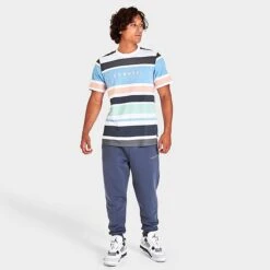 Men's Sonneti London Multi Stripe T-Shirt White/Multi - SNM12888 010 -Nike Sportwear Sales SNM12888 010 M2