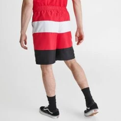 Men's Sonneti London Striped Swim Shorts Red/Black - SNM13121 090 10 Men's Sonneti London Striped Swim Shorts Red/Black - SNM13121 090 -Nike Sportwear Sales SNM13121 090 M4