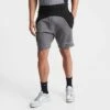 Men's Sonneti London Swirl Fleece Shorts Black/Grey - SNM13122 090 -Nike Sportwear Sales SNM13122 090 M1