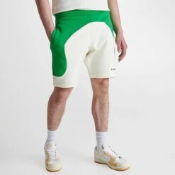 Men's Sonneti London Swirl Fleece Shorts Green/Sail - SNM13122 621 -Nike Sportwear Sales SNM13122 621 M3