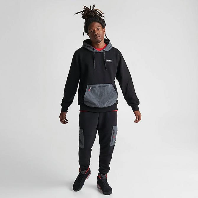 Men's Sonneti London Reward Pullover Hoodie Black/Grey - SNM13177 090 4 Men's Sonneti London Reward Pullover Hoodie Black/Grey - SNM13177 090 - Image 2