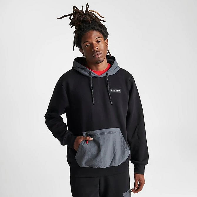 Men's Sonneti London Reward Pullover Hoodie Black/Grey - SNM13177 090 5 Men's Sonneti London Reward Pullover Hoodie Black/Grey - SNM13177 090 - Image 3