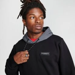 Men's Sonneti London Reward Pullover Hoodie Black/Grey - SNM13177 090 12 Men's Sonneti London Reward Pullover Hoodie Black/Grey - SNM13177 090 -Nike Sportwear Sales SNM13177 090 M5