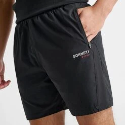 Men's Sonneti Sport Arch Woven Shorts Black - SSM10005 090 -Nike Sportwear Sales SSM10005 090 M5
