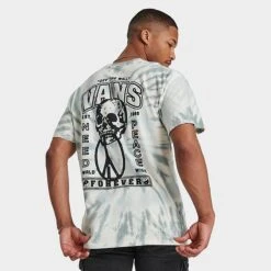 Men's Vans Need Peace Tie-Dye T-Shirt Chinois Green/Antique White - VN00003Y 310