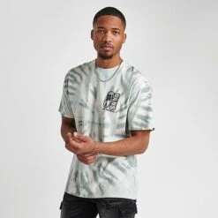 Men's Vans Need Peace Tie-Dye T-Shirt Chinois Green/Antique White - VN00003Y 310 -Nike Sportwear Sales VN00003Y 310 M3