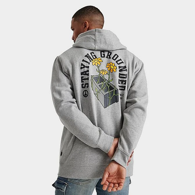 Vans Staying Grounded Graphic Pullover Hoodie Grey Heather - VN0007W7 021 3 Vans Staying Grounded Graphic Pullover Hoodie Grey Heather - VN0007W7 021
