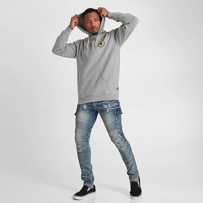 Vans Staying Grounded Graphic Pullover Hoodie Grey Heather - VN0007W7 021 4 Vans Staying Grounded Graphic Pullover Hoodie Grey Heather - VN0007W7 021 - Image 2