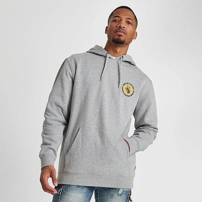 Vans Staying Grounded Graphic Pullover Hoodie Grey Heather - VN0007W7 021 5 Vans Staying Grounded Graphic Pullover Hoodie Grey Heather - VN0007W7 021 - Image 3