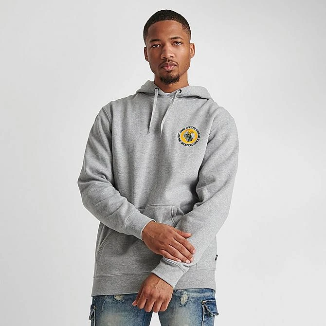 Vans Staying Grounded Graphic Pullover Hoodie Grey Heather - VN0007W7 021 6 Vans Staying Grounded Graphic Pullover Hoodie Grey Heather - VN0007W7 021 - Image 4