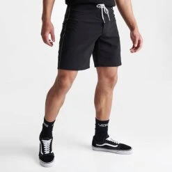 Men's Vans The Daily Solid Board Shorts Black - VN0007XR 001 -Nike Sportwear Sales VN0007XR 001 M3