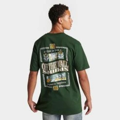 Vans Off The Wall Sounds T-Shirt Mountain View Green - VN0008F3 420