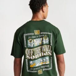 Vans Off The Wall Sounds T-Shirt Mountain View Green - VN0008F3 420 -Nike Sportwear Sales VN0008F3 420 M5