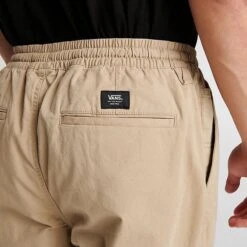 Men's Vans Range Relaxed Elastic Pants Khaki - VN0A5FJJ 251 -Nike Sportwear Sales VN0A5FJJ 251 M5