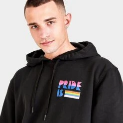 Men's Vans Pride Graphic Pullover Hoodie Black - VN0A7SFH 001 -Nike Sportwear Sales VN0A7SFH 001 M5