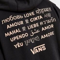 Men's Vans Pride Graphic Pullover Hoodie Black - VN0A7SFH 001 -Nike Sportwear Sales VN0A7SFH 001 M6
