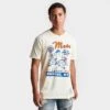 Men's Mitchell & Ness New York Mets MLB Deli Graphic T-Shirt Stone - YPPPCREA 222