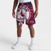 Men's Mitchell & Ness Boston Red Sox MLB Jumbotron 2.0 All-Over Print Shorts Navy/Red - YPPPNYRD 400 -Nike Sportwear Sales YPPPNYRD 400 M1